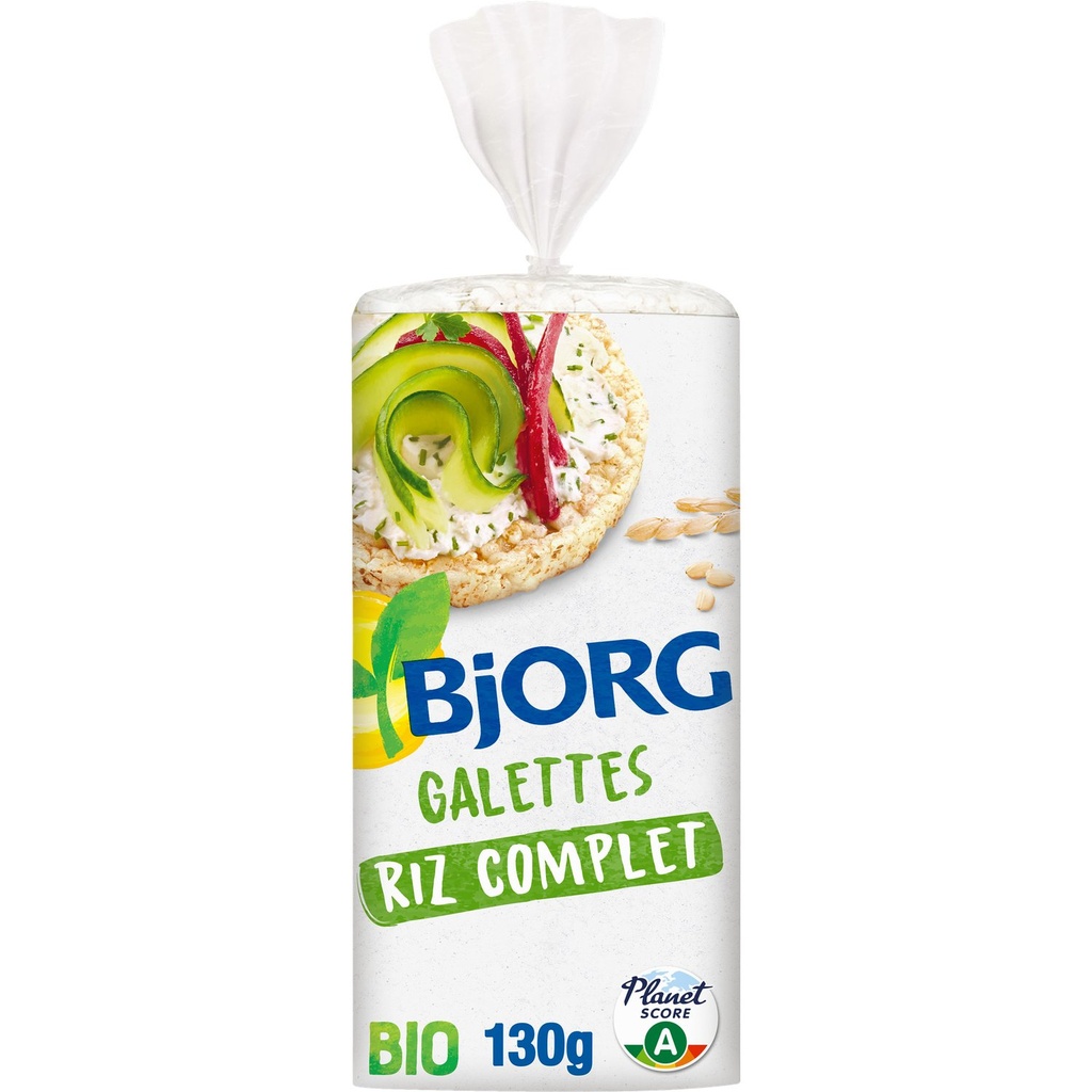 Galette de riz complet bio Bjorg 130gr | Market-Office